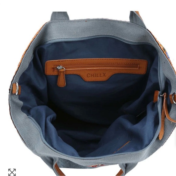 NWOT! ChillX Denim Handbag - Picture 4 of 4